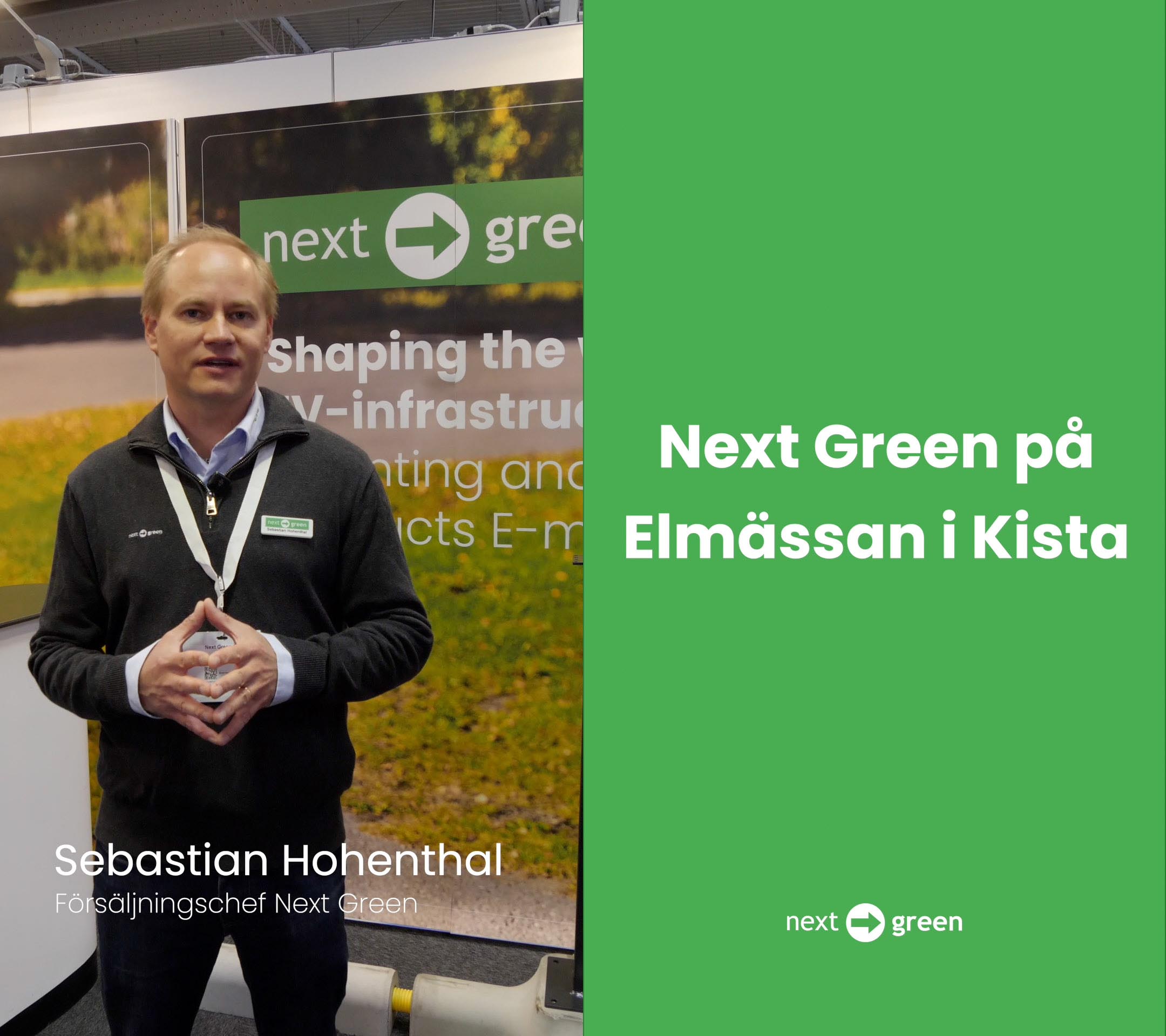 Besök Next Green på Elmässan 2025 i monter G:16