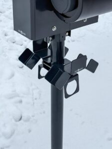 Bracketset Klammersats Plulverlack Powdercoatded Daytona T2 Steel Tube