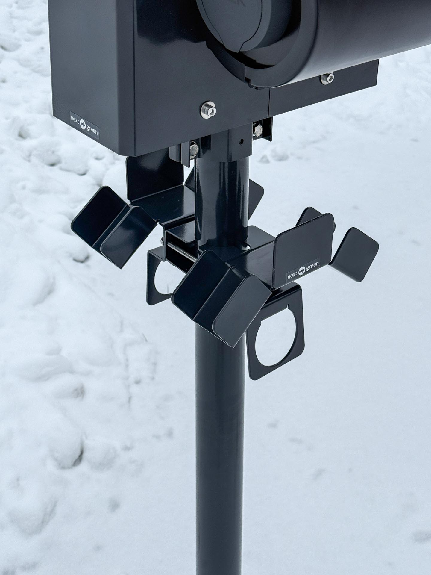 Bracketset Klammersats Plulverlack Powdercoatded Daytona T2 Steel Tube