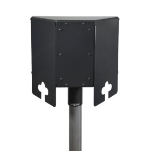 Polebox 360 Multi för dubbelmontage av laddboxar på 60 mm stolprör, Piedestal Dynamic eller vägg