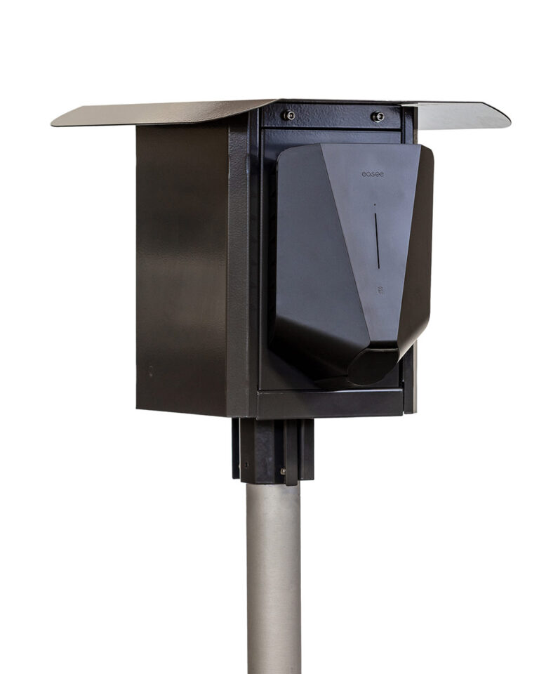 Monterad med laddbox Easee