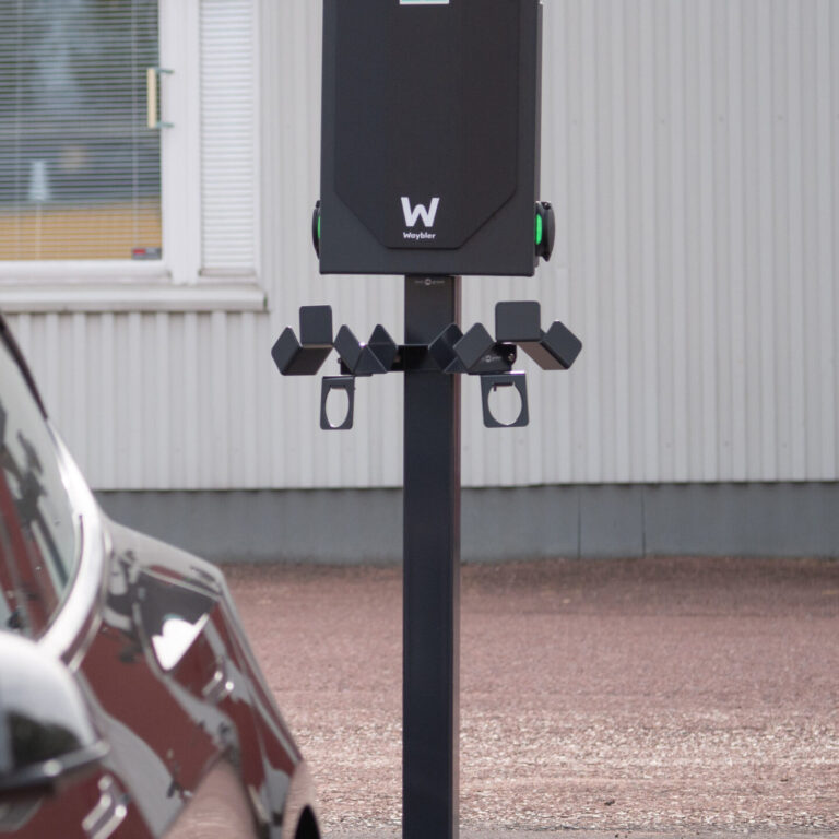 Next Green Piedestal Dynamic med dubbel FL13 fläns Kabelhållare Daytona T2 Klammersats 80x80