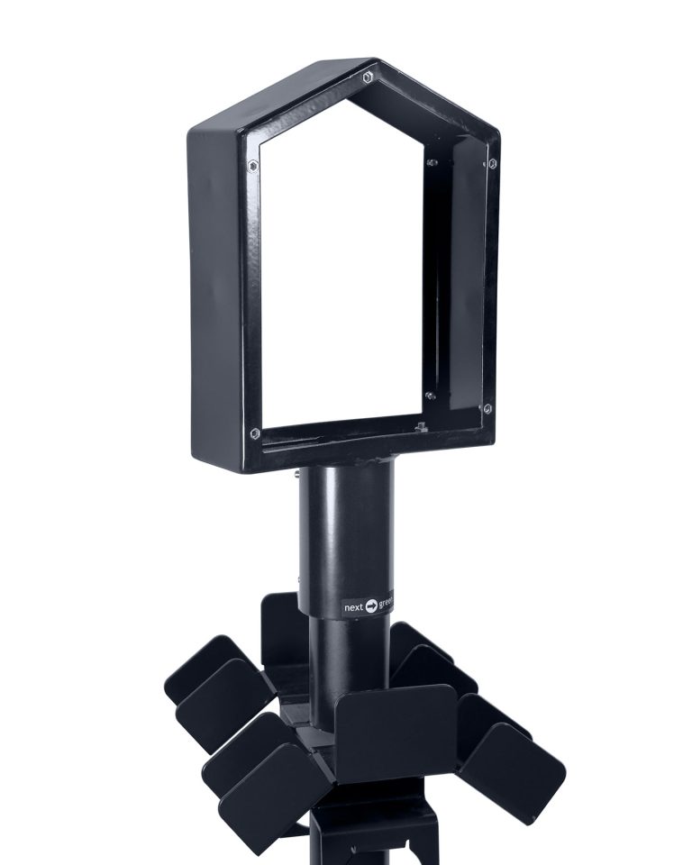 Polebox 220 Slim med dubbelmontage av laddboxar