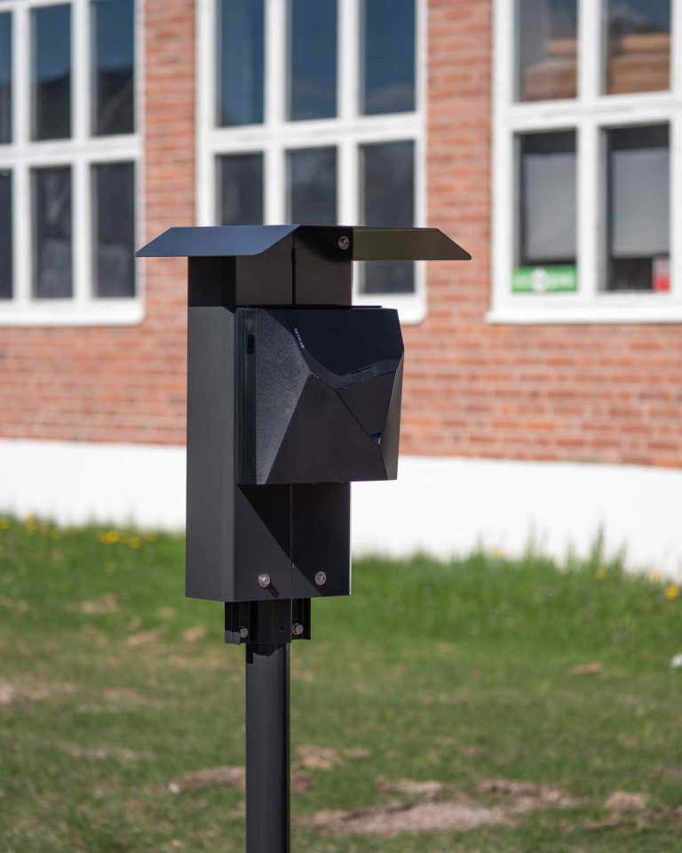 Polebox 190 S för singelmontage av laddboxar