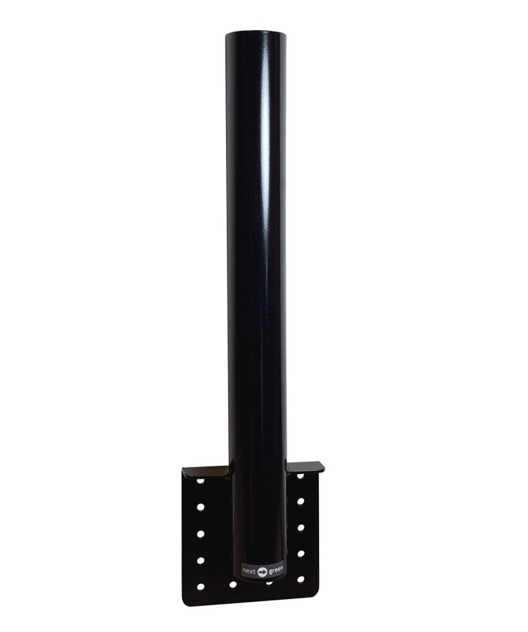 Rörfäste plank -och fasad svart RAL9005