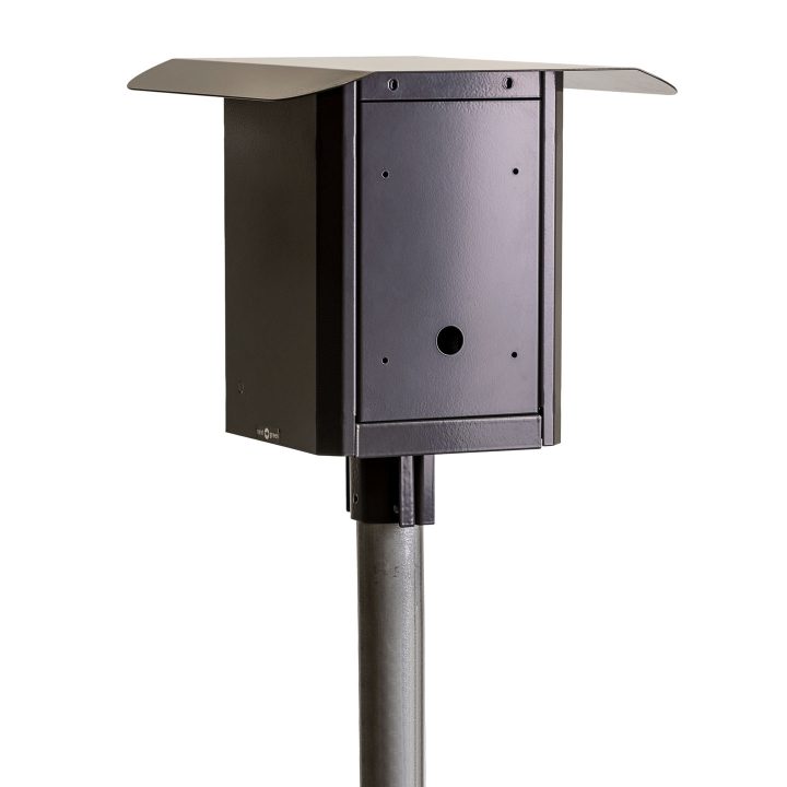Polebox Compact med montageplåt på 60mm stolprör