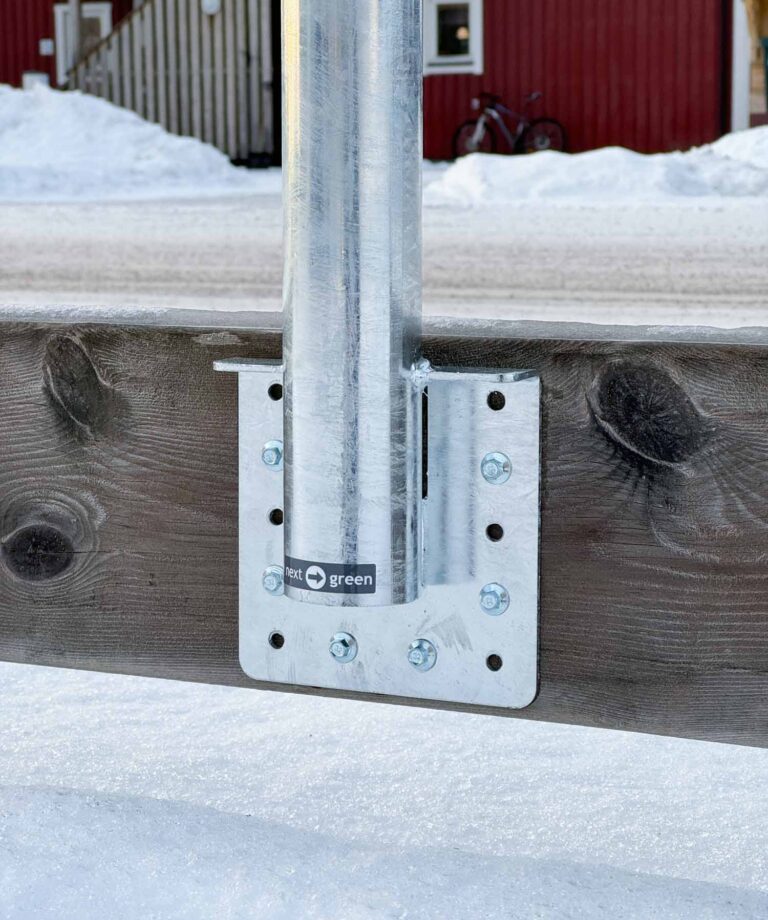 Next Green Rörfäste plank- och fasad 60-540 för balk, kantbalk, stödmurar samt fasader