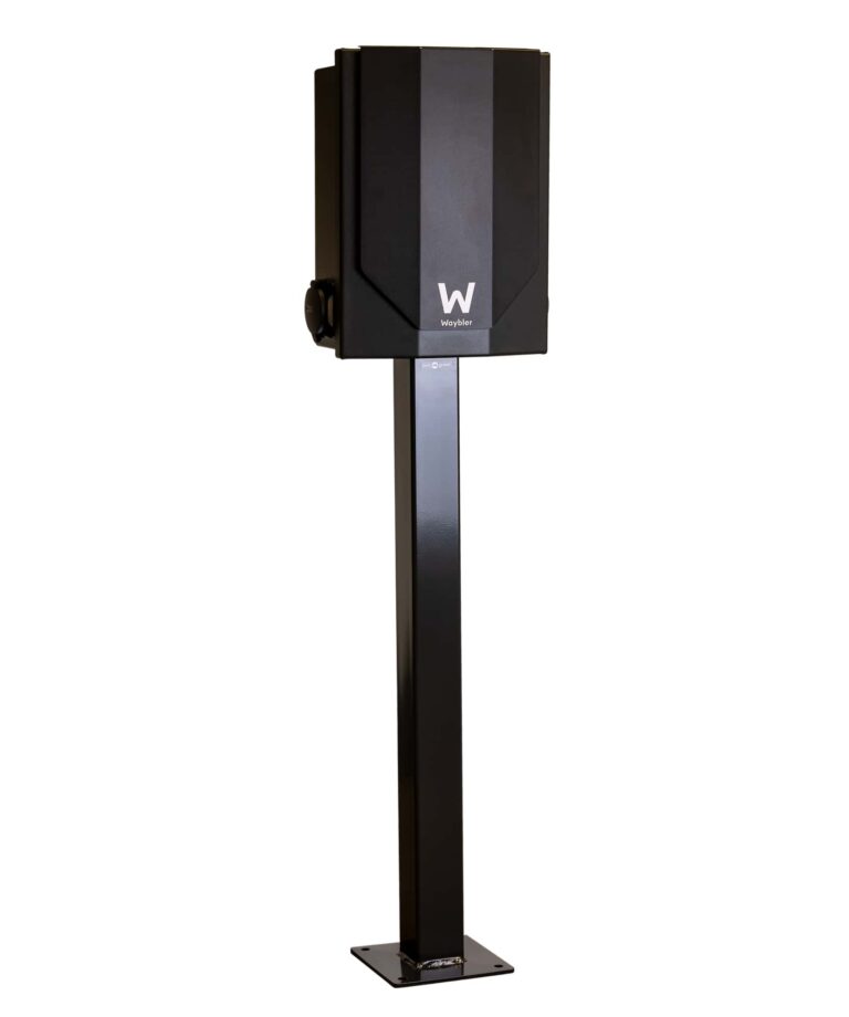 Next Green Piedestal Dynamic med dubbel FL13 fläns för exempelvis Waybler laddbox