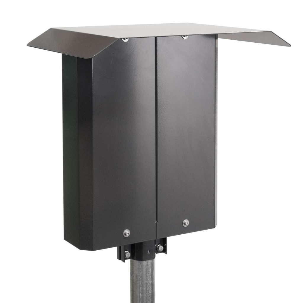 Polebox 330 S för singelmontage av laddbox Charge Amps Aura